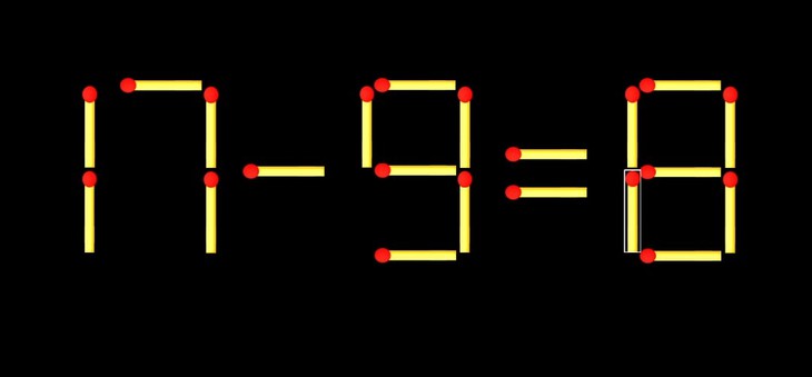 Thử tài IQ: Di chuyển một que diêm để 17+9=9 thành phép tính đúng - Ảnh 1.