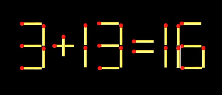 Thử tài IQ: Di chuyển một que diêm để 17+9=9 thành phép tính đúng - Ảnh 1.