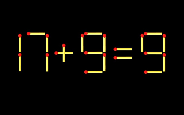 Thử tài IQ: Di chuyển một que diêm để 1+9=2 thành phép tính đúng - Ảnh 7.