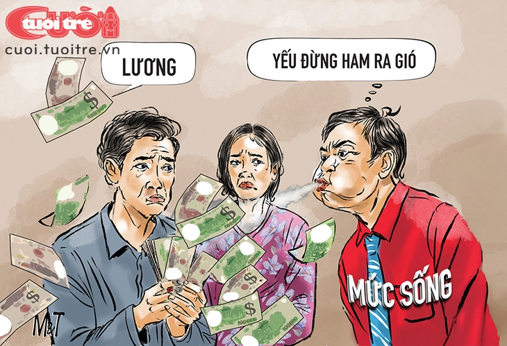 Lương yếu thì đừng ra gió - Ảnh 1.