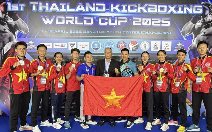 Dàn võ sĩ kickboxing Campuchia đến Vĩnh Hy thách đấu - Ảnh 5.