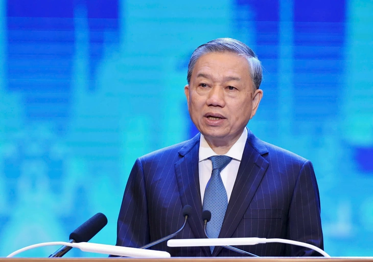 Tổng Bí thư Tô Lâm: Đột phá thể chế, pháp luật để đất nước vươn mình - Ảnh 1. Tổng Bí thư Tô Lâm - Ảnh 1.