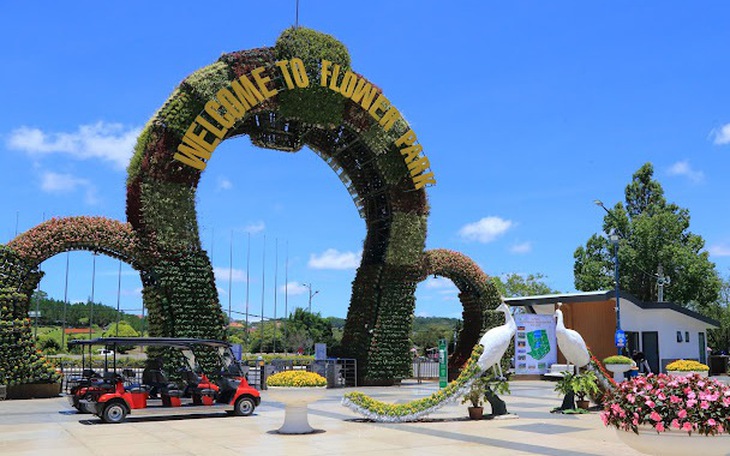 Ngắm bó hoa tươi khổng lồ xác lập kỷ lục Việt Nam tại Đà Lạt - Ảnh 4.