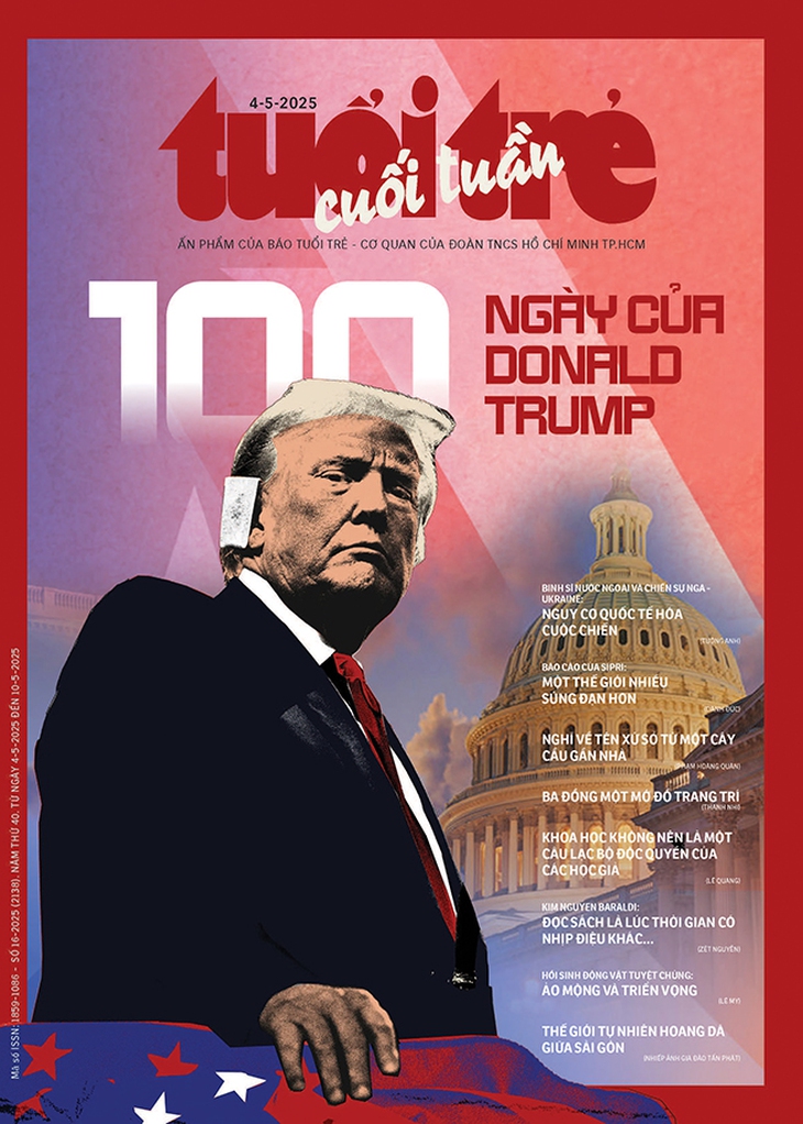Tuổi Trẻ Cuối Tuần số 16-2025: 100 ngày của Donald Trump - Ảnh 1.