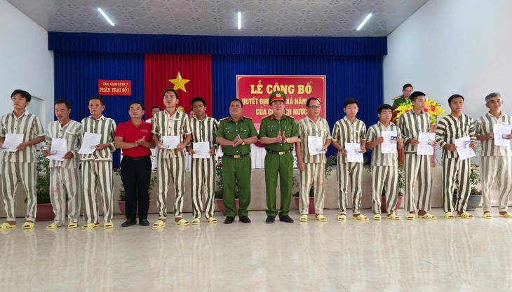 Đặc xá cho 58 phạm nhân ở Trại giam Kênh 7 - Ảnh 1.