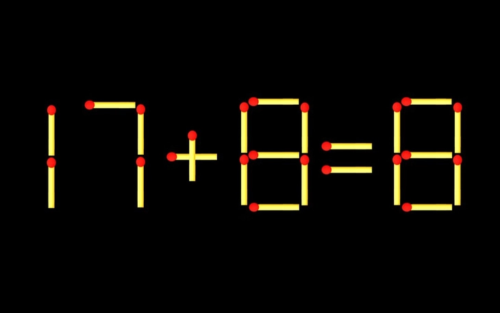 Thử tài IQ: Di chuyển một que diêm để 17-8=17 thành phép tính đúng - Ảnh 8.