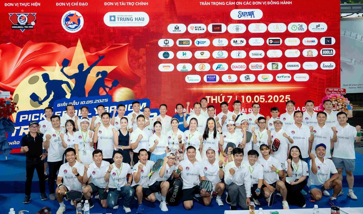 Hội Doanh nhân trẻ TP.HCM lần đầu tổ chức giải pickleball - Ảnh 1.