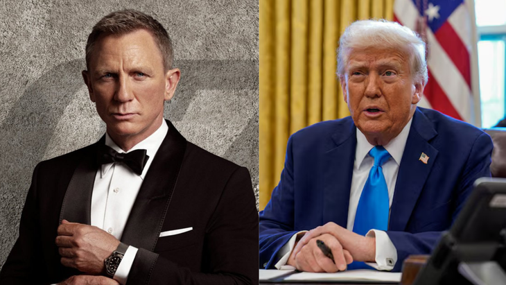 Ông Donald Trump tuyên bố thương hiệu 007 sẽ được miễn mức thuế 100% - Ảnh 1. Trump - Ảnh 1.