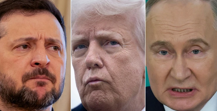 Ông Trump thúc đến gặp ông Putin, ông Zelensky tuyên bố 'sẵn sàng' - Ảnh 1.