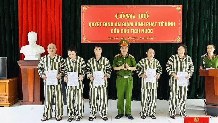 Chủ tịch nước ân giảm hình phạt tử hình xuống tù chung thân cho 10 người - Ảnh 1.
