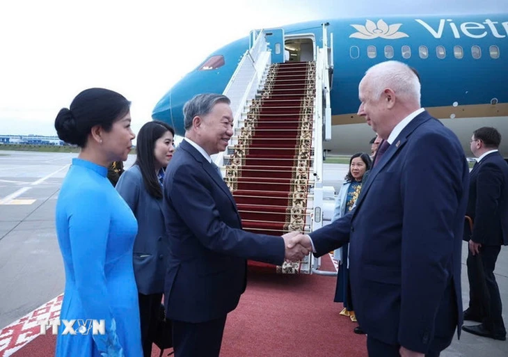 Tổng Bí thư Tô Lâm và Phu nhân kết thúc tốt đẹp chuyến thăm Belarus - Ảnh 1. Tổng Bí thư Tô Lâm và Phu nhân kết thúc tốt đẹp chuyến thăm Belarus - Ảnh 1.