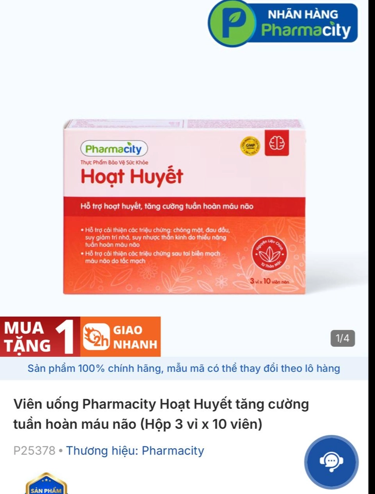 Hoang mang vì mua sản phẩm do công ty Herbitech sản xuất tại Pharmacity - Ảnh 1. Hoang mang vì mua sản phẩm do công ty có hàng giả sản xuất bán tại nhà thuốc - Ảnh 1.
