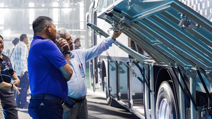 THACO AUTO xuất khẩu xe bus cao cấp Mercedes-Benz sang Thái Lan - Ảnh 5.