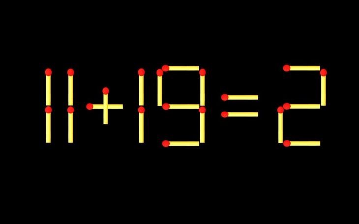 Thử tài IQ: Di chuyển một que diêm để 1+0=39 thành phép tính đúng - Ảnh 7.