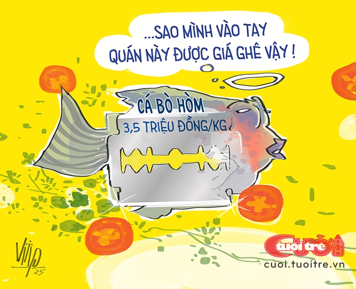 Chân dung con cá bò hòm 500g thổi bay 20 triệu đồng của ông chủ - Ảnh 1.