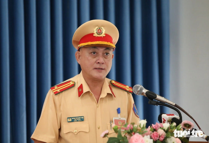 Lần đầu CSGT TP.HCM tổ chức sát hạch: Nhiều thí sinh đăng ký từ 3-6 tháng vui mừng - Ảnh 3.