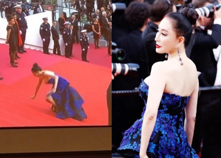 Sao Hoa ngữ và những trò lố trên thảm đỏ Cannes - Ảnh 6.