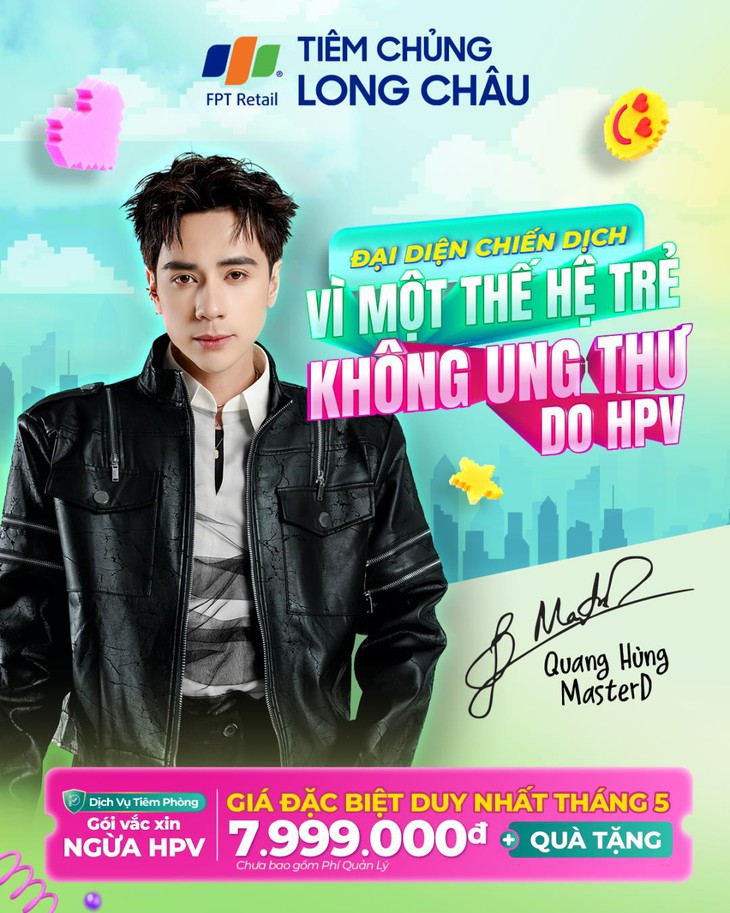 Quang Hùng MasterD làm gương mặt đại diện cho chiến dịch của Long Châu - Ảnh 1.