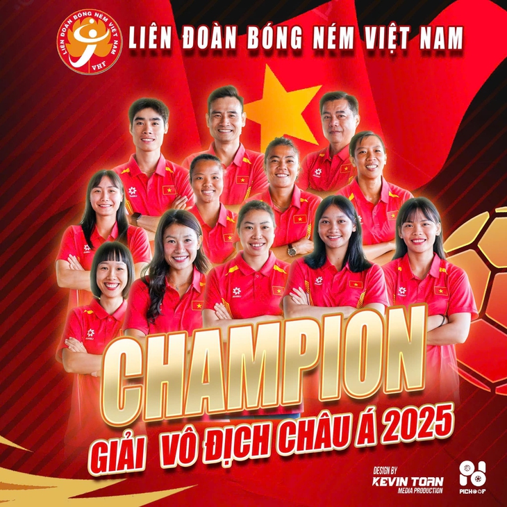 Đội tuyển bóng ném bãi biển nữ Việt Nam lập hattrick vô địch châu Á - Ảnh 1. bóng ném bãi biển - Ảnh 1.