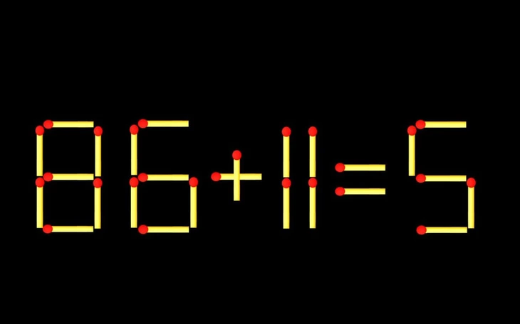 Thử tài IQ: Di chuyển một que diêm để 9+19=6 thành phép tính đúng - Ảnh 8.