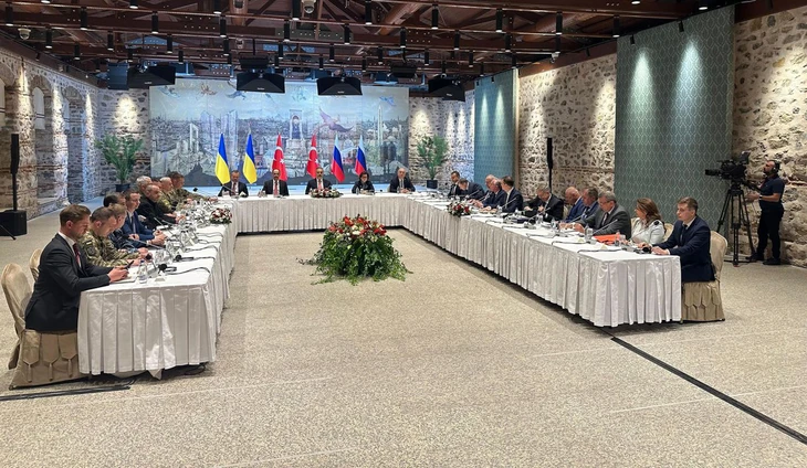 Nga - Ukraine bắt đầu đàm phán: Ngoại trưởng Thổ Nhĩ Kỳ chúc Nga, Ukraine 'may mắn' - Ảnh 3. ukraine - Ảnh 3.