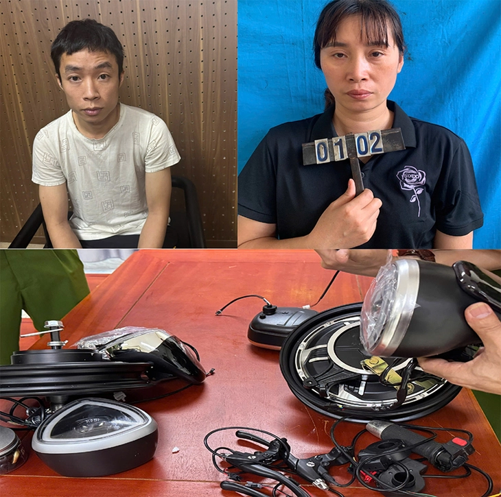 Khởi tố 9 bị can buôn lậu bình ắc quy, phụ tùng xe điện số lượng lớn - Ảnh 1.