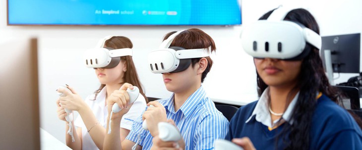Trường Quốc tế Úc Sài Gòn nỗ lực đưa thực tế ảo vào chương trình học - Ảnh 1.