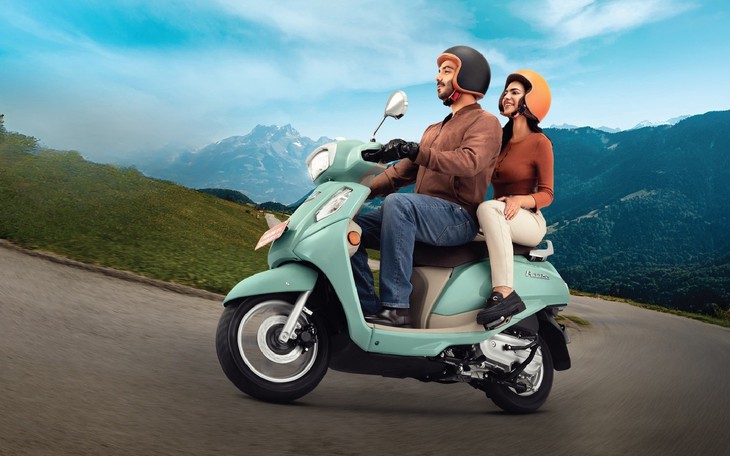 Xe tay ga TVS Callisto 125 ở Việt Nam giảm giá gần 10 triệu đồng, đấu Honda Lead bằng giá ngang Wave - Ảnh 5.
