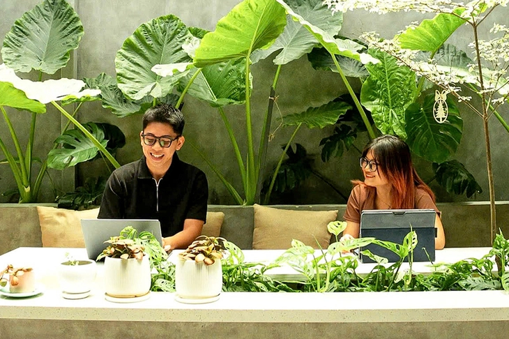 Co-working Việt - điểm đến hấp dẫn của dân 'du mục kỹ thuật số' - Ảnh 1. co-working - Ảnh 1.