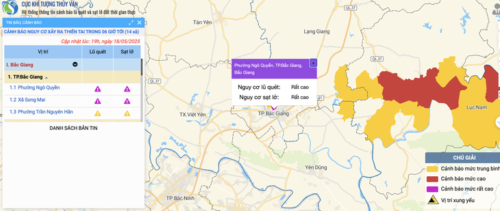 Mưa lớn trắng trời, thủ phủ của tỉnh Bắc Giang ngập sâu trong nước - Ảnh 3. mưa lớn - Ảnh 3.