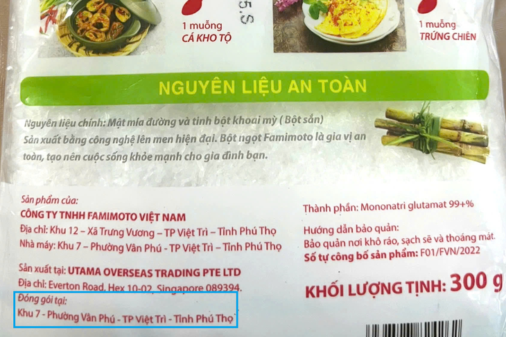 Mì chính không ghi xuất xứ, không rõ nguồn gốc tràn lan trên thị trường - Ảnh 2.