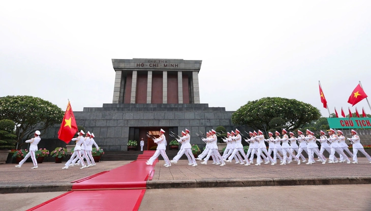 Lãnh đạo Đảng, Nhà nước vào Lăng viếng Chủ tịch Hồ Chí Minh dịp 19-5 - Ảnh 1. Chủ tịch Hồ Chí Minh - Ảnh 1.