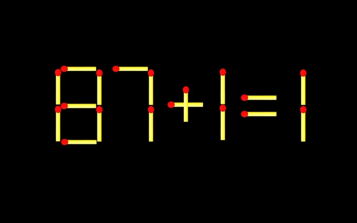 Thử tài IQ: Di chuyển một que diêm để 8+74=6 thành phép tính đúng - Ảnh 7.
