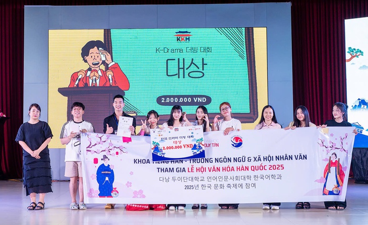 Sinh viên Đại học Duy Tân giành giải cao tại ngày hội Hàn Quốc - Ảnh 1.