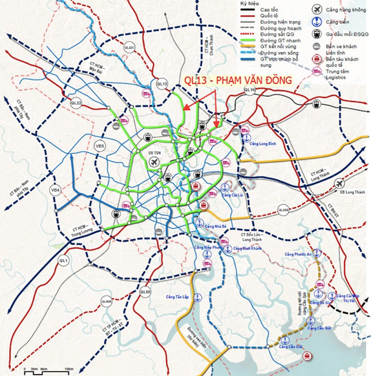 cầu đường Bình Tiên - Ảnh 2.