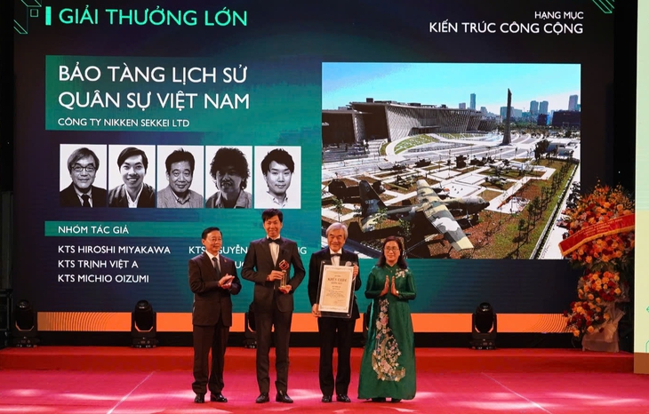 Công trình Bảo tàng lịch sử Quân sự Việt Nam nhận Giải thưởng Lớn Giải thưởng Kiến trúc quốc gia - Ảnh 3. Công trình Bảo tàng Lịch sử quân sự Việt Nam nhận Giải thưởng lớn Giải thưởng Kiến trúc quốc gia - Ảnh 3.