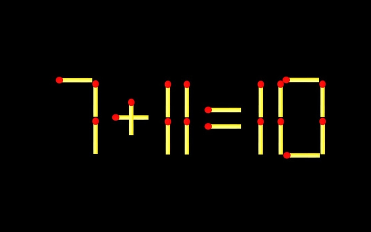 Thử tài IQ: Di chuyển một que diêm để 17+3=4 thành phép tính đúng - Ảnh 7.