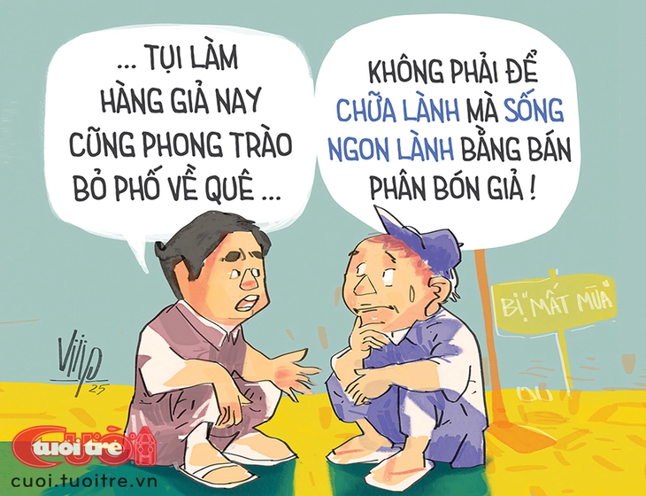 Hàng giả bỏ phố về quê? - Ảnh 1.