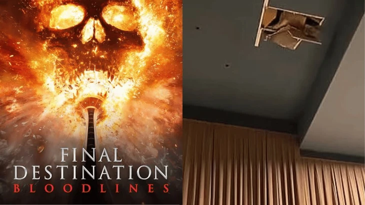 Trần nhà của rạp chiếu phim Final Destination 6 đổ sập - Ảnh 1. Mỹ Anh - Ảnh 1.