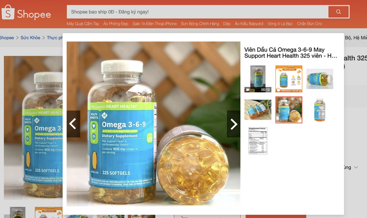 Bộ Y tế ‘tuýt còi’ loạt thực phẩm chức năng bán trên Shoppe, Lazada chưa được cấp phép - Ảnh 2. thực phẩm chức năng - Ảnh 2.
