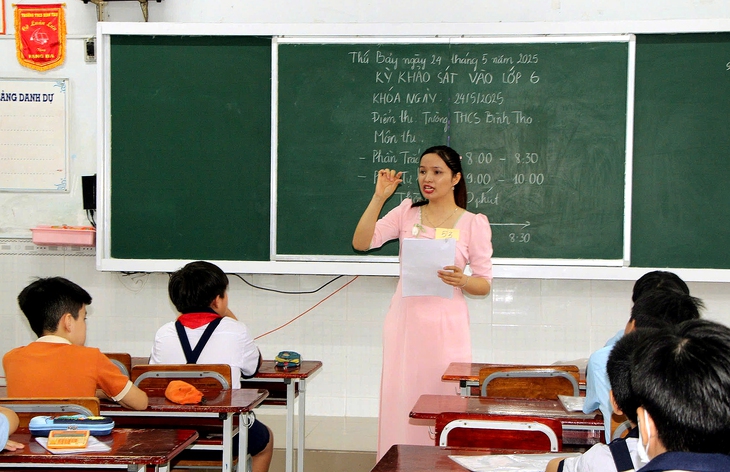 Công bố đáp án khảo sát lớp 6 vào 3 trường 'hot' ở Thủ Đức - Ảnh 1.