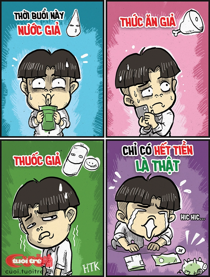 Cái gì cũng giả, chỉ có hết tiền là thật - Ảnh 1.