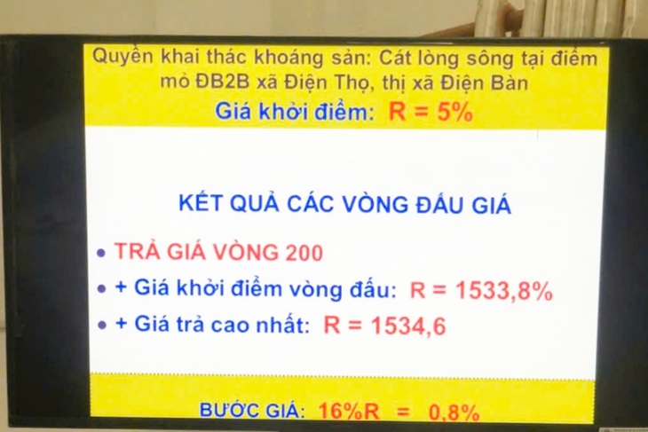 Vụ đấu giá mỏ cát từ 1,2 tỉ lên 370 tỉ: Công ty MT Quảng Đà vi phạm quy định về đấu giá - Ảnh 3.