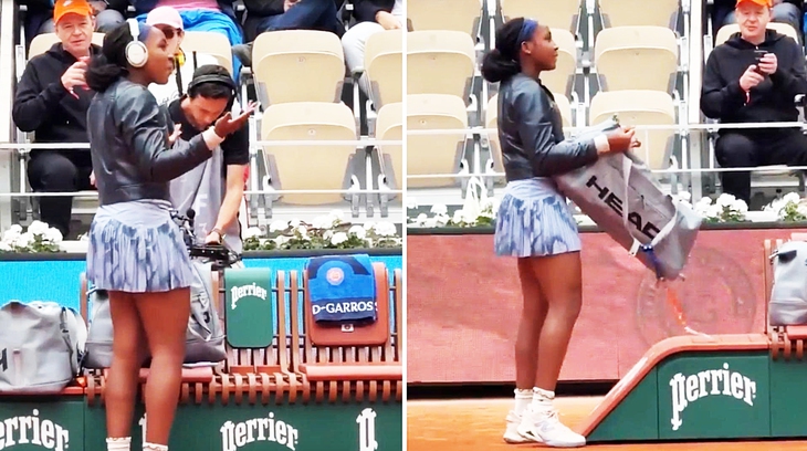 Coco Gauff đi thi đấu không mang theo vợt tại Roland Garros - Ảnh 1.