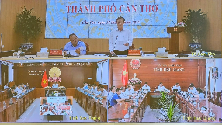 Chủ tịch Cần Thơ, Sóc Trăng, Hậu Giang thống nhất 4 khâu đột phá cho Cần Thơ sau hợp nhất - Ảnh 1.