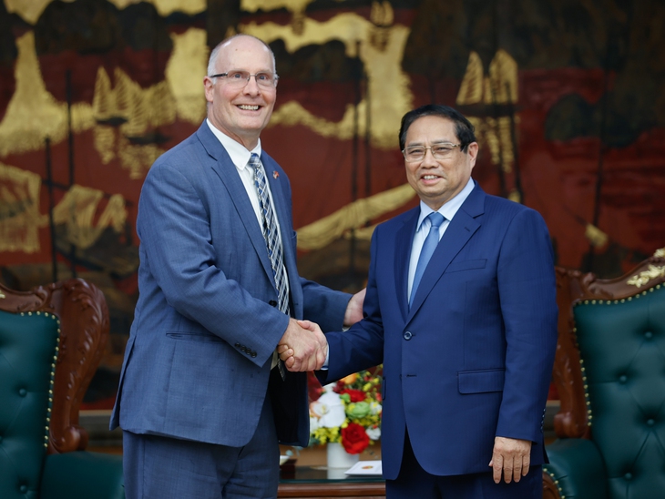 Thủ tướng đề nghị Mỹ có cách tiếp cận cân bằng hơn trong đàm phán thuế quan với Việt Nam - Ảnh 1. Thủ tướng đề nghị Mỹ có cách tiếp cận cân bằng hơn trong đàm phán thuế quan với Việt Nam - Ảnh 1.