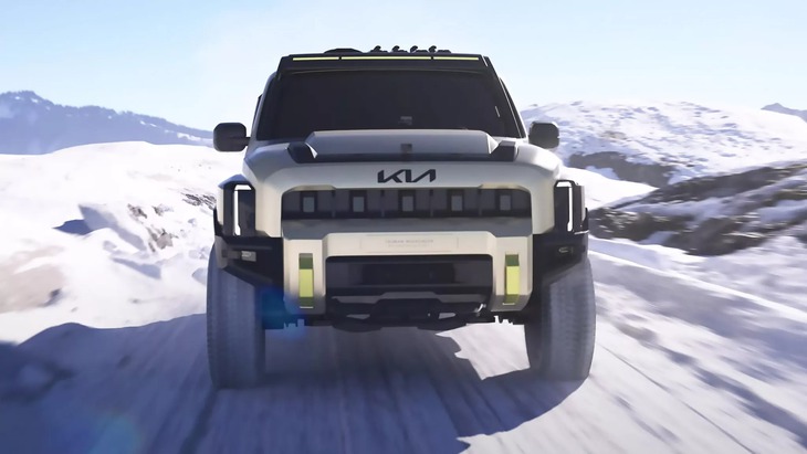Kia hoàn thiện bản off-road của Tasman đấu Ford Ranger Raptor - Ảnh 1.