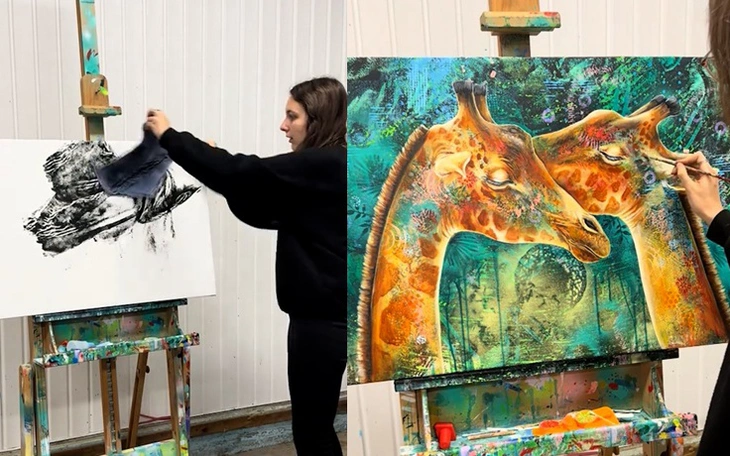 Dùng màu sắc phác thảo tâm tư - Ảnh 4.