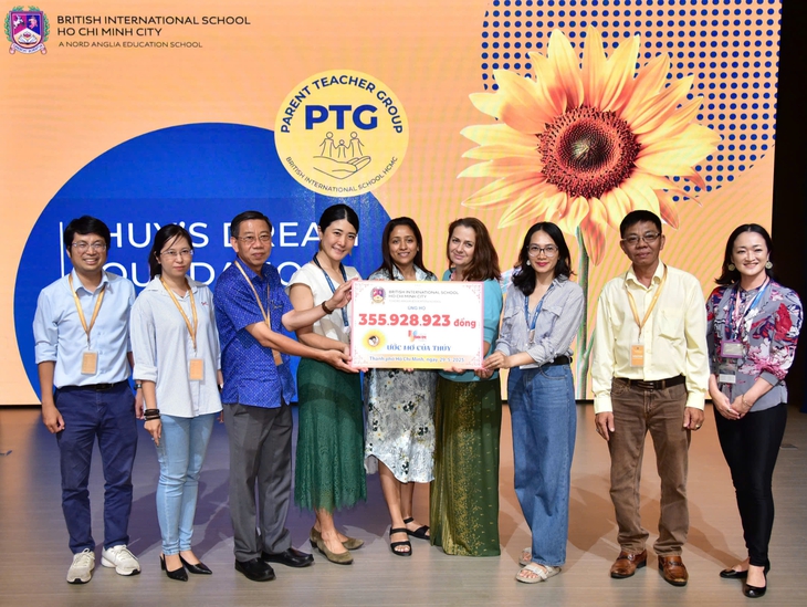 Trường BIS trao tặng hơn 350 triệu đồng cho chương trình Ước mơ của Thúy - Ảnh 1.