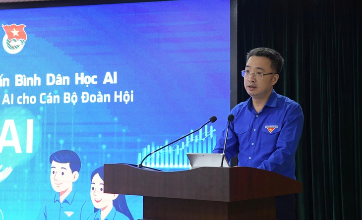 Cán bộ Đoàn dùng trí tuệ nhân tạo làm trợ lý trước bối cảnh tinh gọn bộ máy - Ảnh 3.